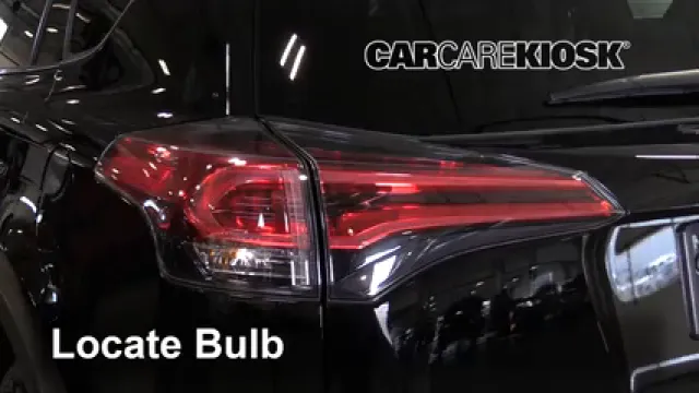 2016 Toyota RAV4 Limited 2.5L 4 Cyl. Lights Tail Light (replace bulb)